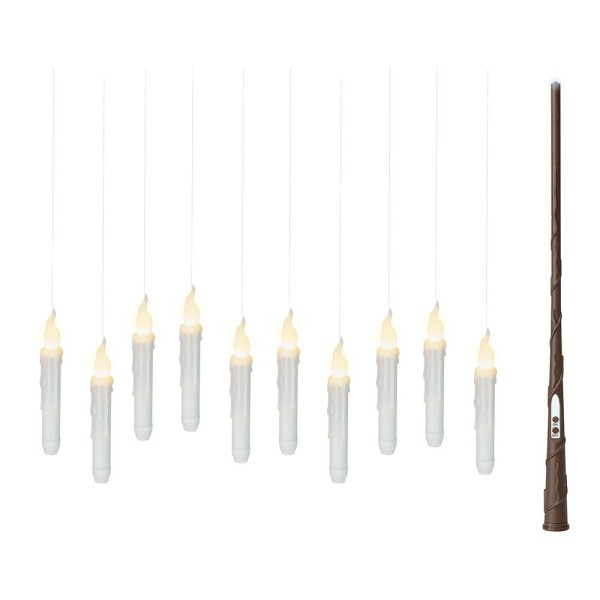 Velas LED Flotantes Lumineo con Varita Mágica 10 Uds.