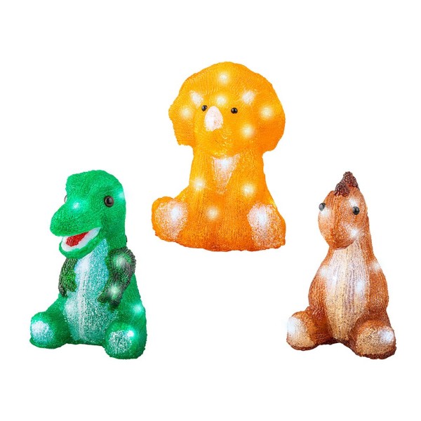 Figura Dinosaurio LED Exterior Lumineo Modelos Variados