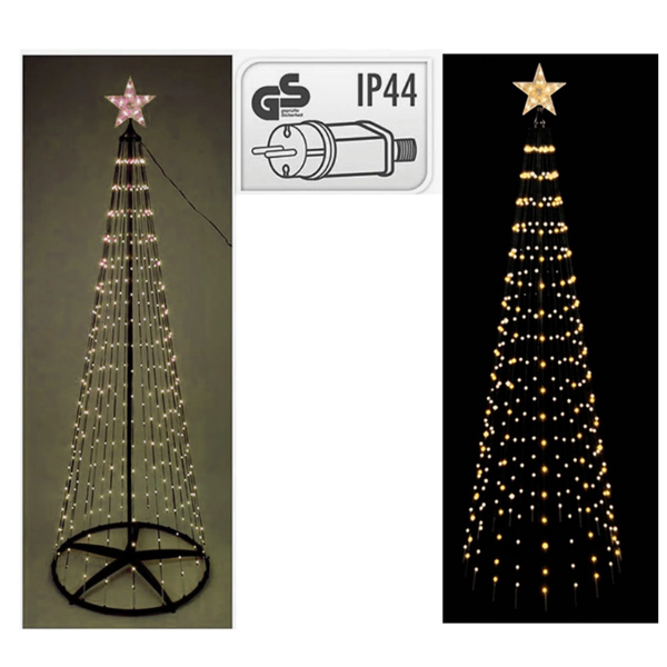 Árbol Navidad LED BASICS 300 cm Luz Cálida Exterior