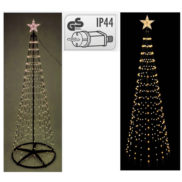 Árbol de Navidad BASICS 210 cm con 370 LED Luz Cálida