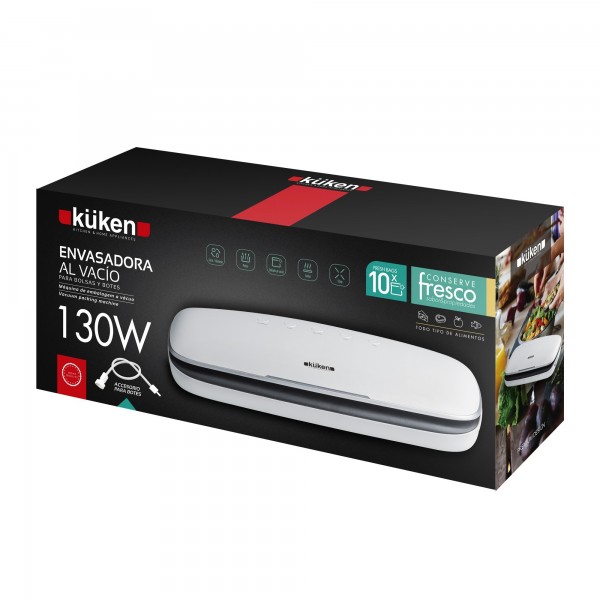 Kuken máquina envasadora al vacío alimentos 130W