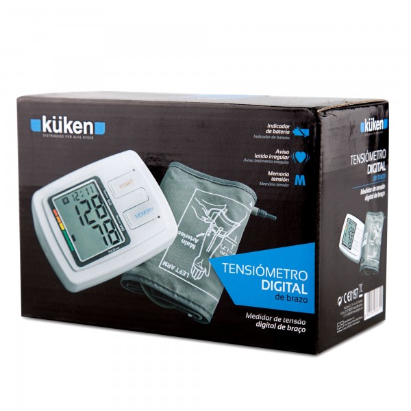 Kuken Tensiómetro digital de brazo presión arterial y pulso