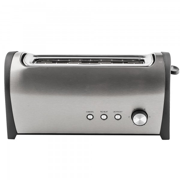Kuken Tostadora pan eléctrica ranura grande 1000W inoxidable