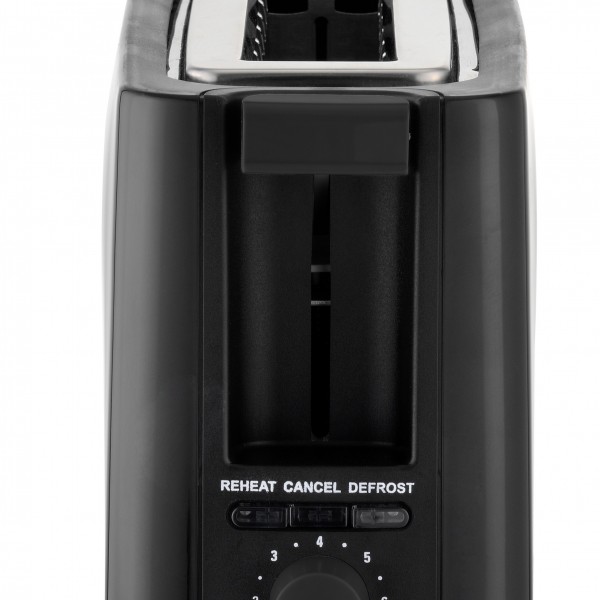 Kuken tostadora pan grande negra 2 rebanadas 900W